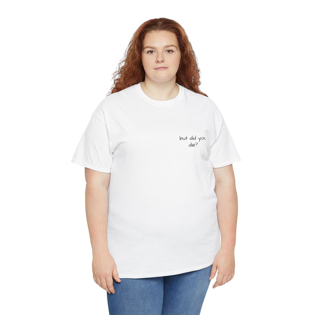 Minimal 'But What Do You Do?' Pocket T‑Shirt — Casual Graphic Tee for Everyday Wear