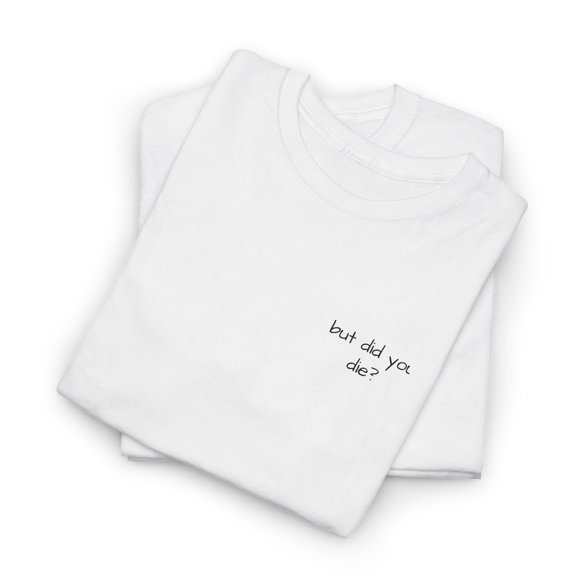 Minimal 'But What Do You Do?' Pocket T‑Shirt — Casual Graphic Tee for Everyday Wear