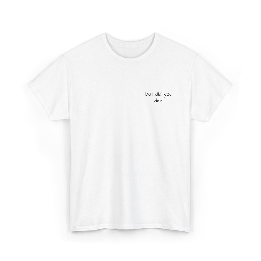 Minimal 'But What Do You Do?' Pocket T‑Shirt — Casual Graphic Tee for Everyday Wear