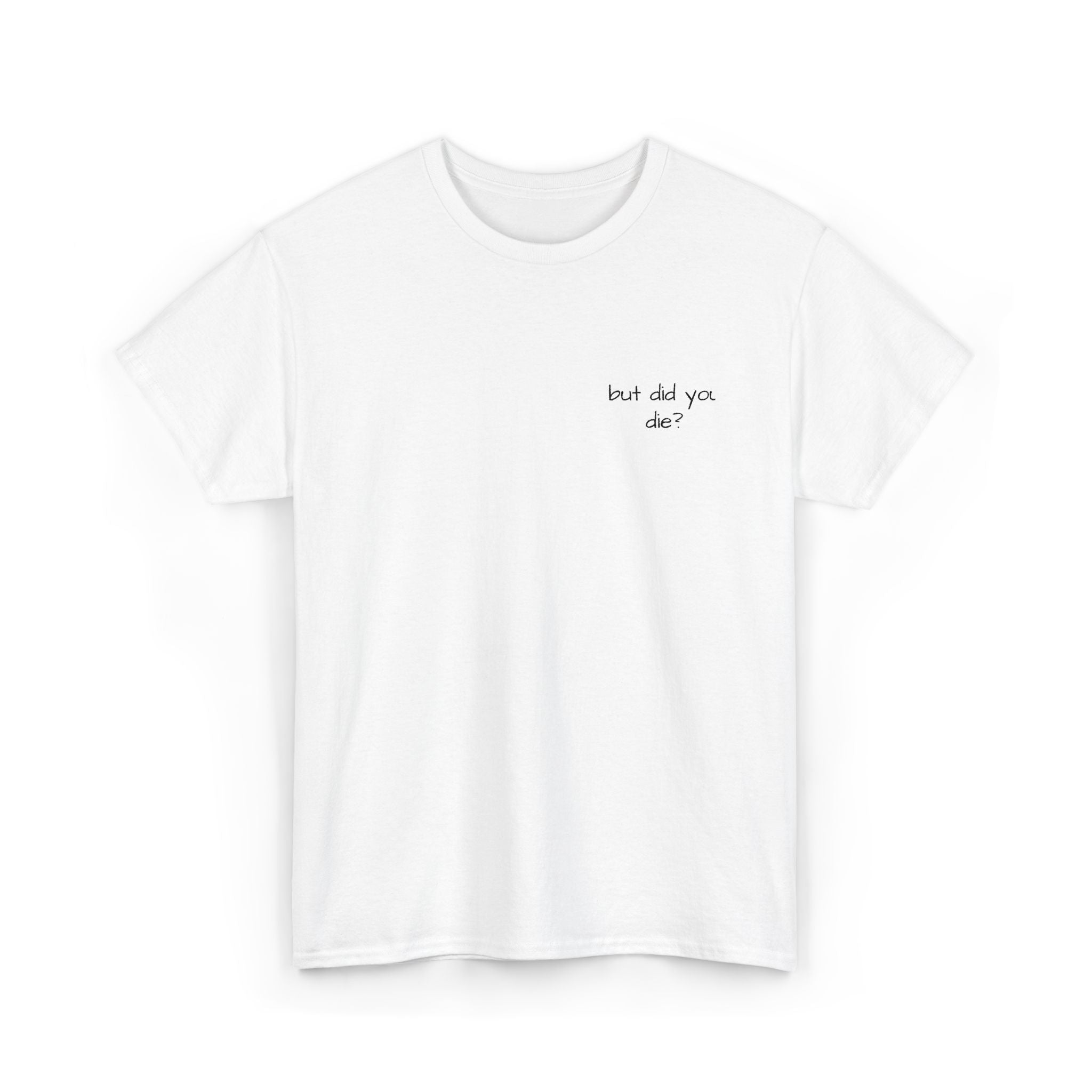 Minimal 'But What Do You Do?' Pocket T‑Shirt — Casual Graphic Tee for Everyday Wear